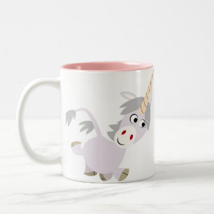 Cute Facetious Cartoon Unicorn Mok