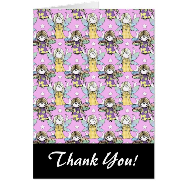 Cute Fairies and Stars and Moons Pattern (Devant)