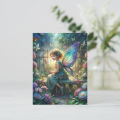 Cute Fairy  Briefkaart (Staand voorkant)