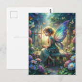 Cute Fairy  Briefkaart (Voorkant / Achterkant)