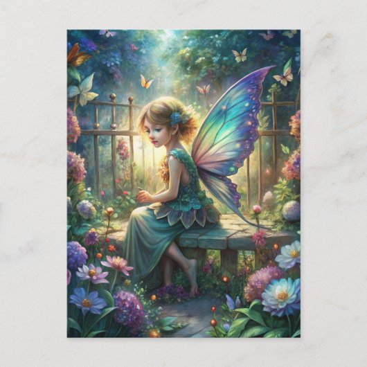 Cute Fairy  Briefkaart (Voorkant)