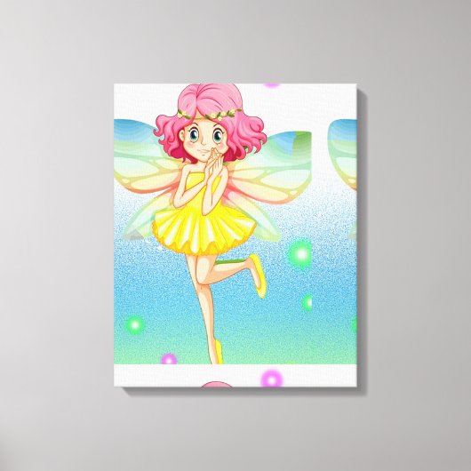 Cute Fairy Canvas Afdruk (Voorkant)