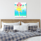 Cute Fairy Canvas Afdruk (Insitu (Slaapkamer))
