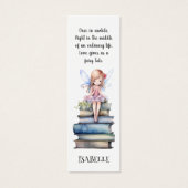 Cute Fairy Citations Books Mini Signet (Devant)