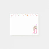 Cute Fairy en Flowers on White Post-it® Notes (Voorkant)