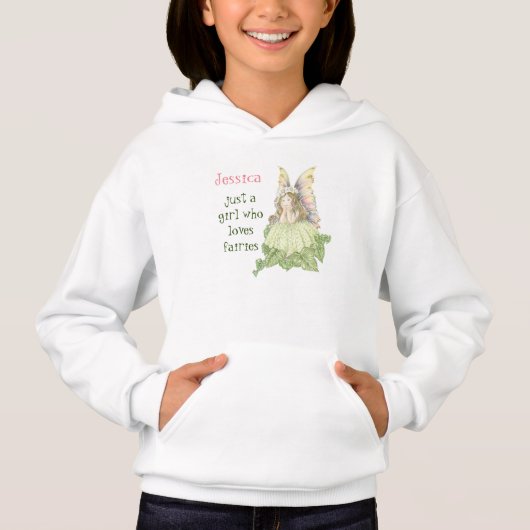 Cute Fairy 'Gewoon een meisje dat van feeën houdt' (Voorkant)