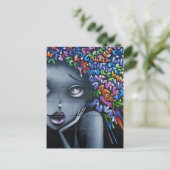 Cute Fairy Graffiti Briefkaart (Staand voorkant)