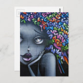 Cute Fairy Graffiti Briefkaart (Voorkant / Achterkant)