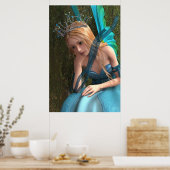 Cute Fairy Poster (Keuken)