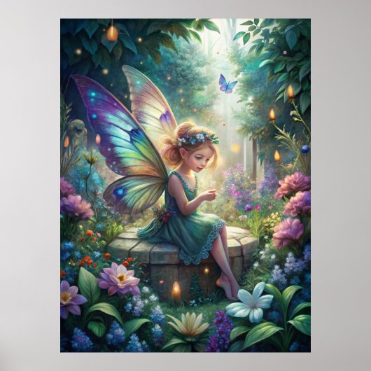 Cute Fairy Poster (Voorkant)