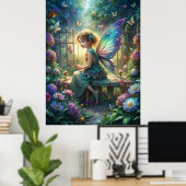 Cute Fairy  Poster (Thuiskantoor)
