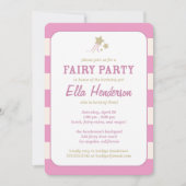 Cute Fairy Princess Invitations de fête d'annivers (Devant)