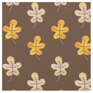 Cute Fall Leaves Pattern Stof