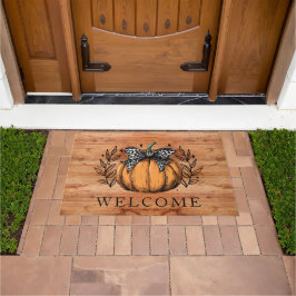 Cute Fall Pumpkin Welcome Deurmat