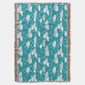 Cute Falling Stars & Clouds Pattern Deken (Voorkant Verticaal)