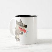 Cute Fameux Cartoon Wolf Mug (Devant gauche)