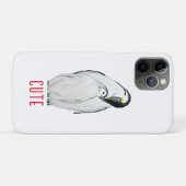 Cute family of emperor pinguins T-Shirt Case-Mate iPhone Case (Achterkant (horizontaal))