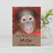 Cute Family Reunion Kaart (Staand voorkant)