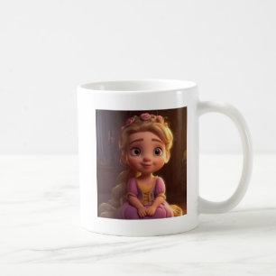 Cute Fantasy Girl Mok – Whimsisch Magisch Koffie C