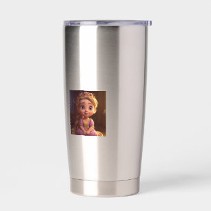 Cute Fantasy Girl Mok – Whimsisch Magisch Koffie C Geïsoleerde Drinkbeker