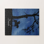 Cute Fantasy Pegasus Unicorn Custom Name Legpuzzel (Horizontaal)