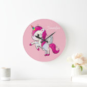 Cute Fantasy Unicorn Grote Klok (Huis)