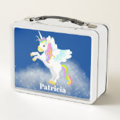 Cute Fantasy unicorn voegt naam toe (Achterkant)