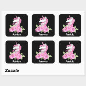 Cute Fantasy unicorn voegt sticker toe (Vel)