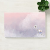 Cute Fantasy Waterverf Mouse Dandelion Flying Post-it® Notes (Kantoor)