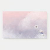 Cute Fantasy Waterverf Mouse Dandelion Flying Post-it® Notes (Voorkant)