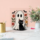 Cute Fantôme d'Halloween et chat (Mariage)