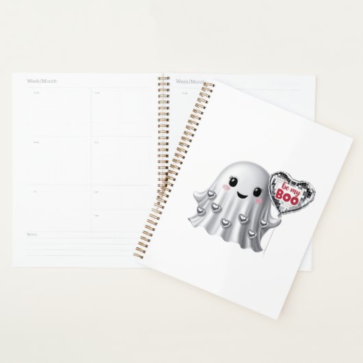 Cute Fantôme Romantique Saint-Valentin Motif (Devant avec enveloppe)