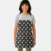 Cute Farmhouse Style Ducks Pattern Apron Schort (Insitu)
