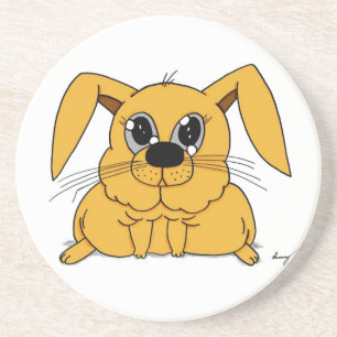 Cute Fat Bunny Onderzetter