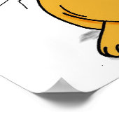Cute Fat Bunny Poster (Hoek)