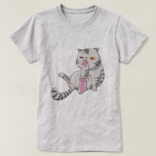 Cute Fat Cat T-shirt