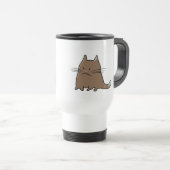 Cute Fat Little Chubby Kitty Cat Reisbeker (Voorkant rechts)