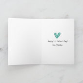 Cute father's day card for Dad! Kaart (Binnen)