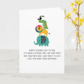 Cute father's day card for Dad! Kaart (Gele Bloem)