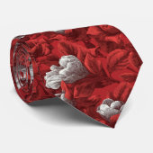 Cute Fathers Day Gardenias Flower Stropdas (Opgerold)