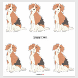 Cute Felt Kijk Beagle Dogs Sticker