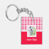 Cute Fencing Sleutelhanger (Voorkant Links)