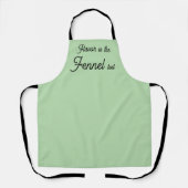 Cute Fennel Taste Test Spice Pun Schort (Voorkant)