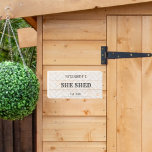 Cute Ferme Elle Shed Apporter Du Vin<br><div class="desc">Parfait pour elle a jeté le fanatique ! ! Cette adorable enseigne en bois a un design en tuiles mignonnes qui lui donne une atmosphère de ferme moderne. Ce signe peut être personnalisé avec un nom à l'aide de la fonction de personnalisation.</div>
