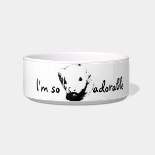 Cute Ferret Afbeelding Voerbakje