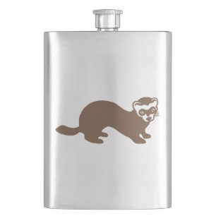 Cute Ferret Graphic Flacon