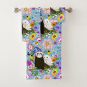 Cute Ferrets Floral (En situation)