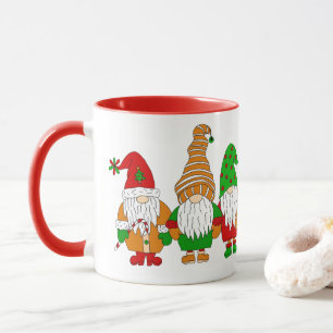 Cute Festive Kerstgnomen Mok