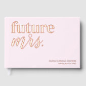Cute Fête des mariées rose Rose Gold Foil (Recto)