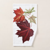 Cute Feuille d'érable automne automne  (Serviette à main)